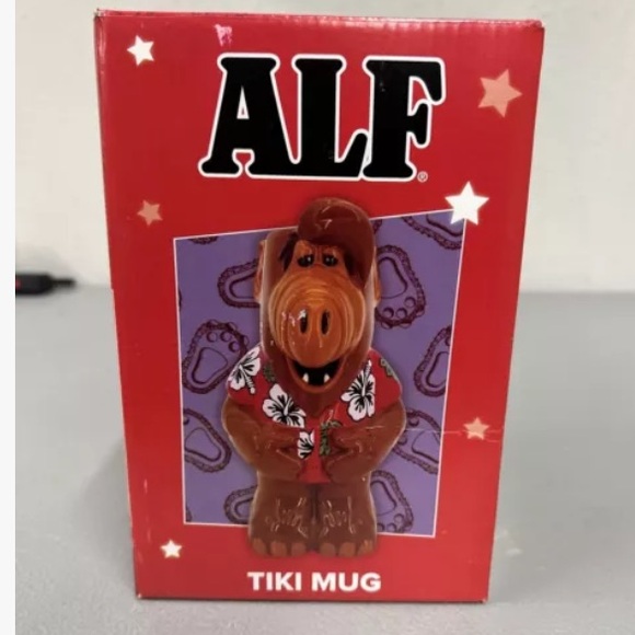 🍹🗿 ALF 1980’s Ceramic Tiki Mug from 2023 🌋🧊 - Picture 5 of 5